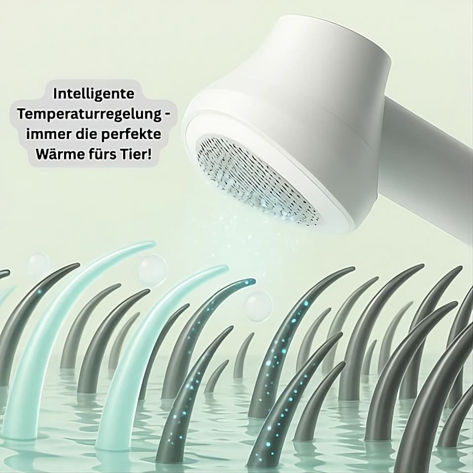HairHero – Der 2-in-1 Haustier-Felltrockner für stressfreie Fellpflege + gratis E-Book